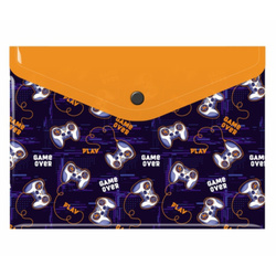 Teczka kopertowa koperta na zatrzask A5 PP pady gamepad BIURFOL