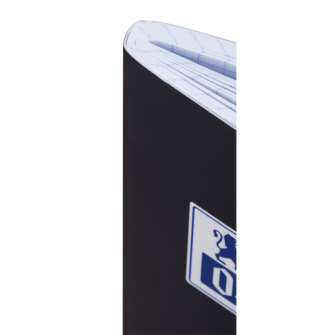 Zeszyt A5 60 kartek w kratkę z marginesem 99,4µm anti-scratch czarny OXFORD