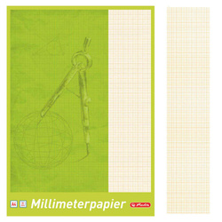 Blok milimetrowy A4 blok 25 arkuszy 80g HERLITZ
