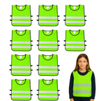 Kamizelka odblaskowa dzieci szkolne 45x50cm 10szt