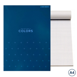 Blok notatnikowy notatnik notes A4 100 kartek w kratkę TOP-2000