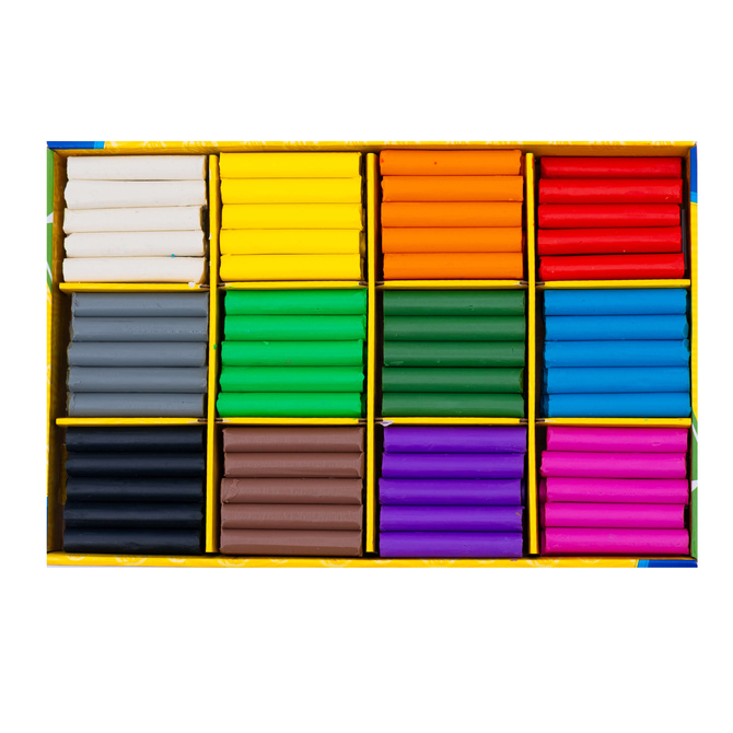 Plastelina zestaw XL do przedszkola 12kolx15szt 180 szt AS ASTRA