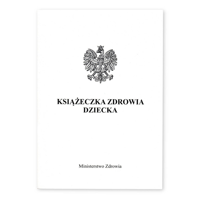 Książeczka Zdrowia Dziecka Książeczka Szczepień wzór 2025r A5 + okładka