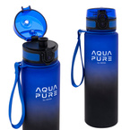 Bidon na wodę butelka dziecka tritan 600ml niebies BPA FREE AQUA PURE ASTRA