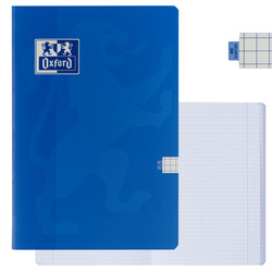 Zeszyt A4 60 kartek w kratkę z marginesem 99,4µm anti-scratch niebie OXFORD