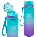 Bidon na wodę butelka dziecka tritan 600ml miętowy BPA FREE AQUA PURE ASTRA