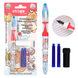 Pióro wieczne ścieralne wymazywalne stalówką nauki pisania kapibara STRIGO