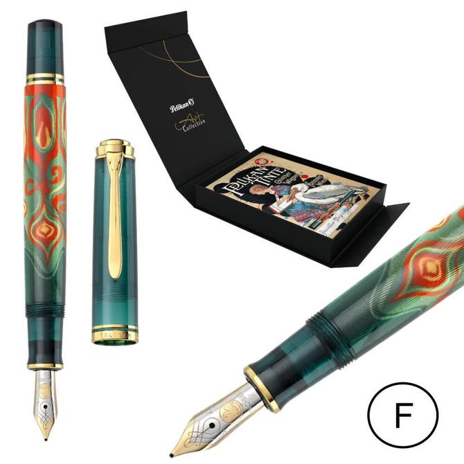 Pióro wieczne Souverän M600 F Art Collection Rudi Rother FWI PELIKAN