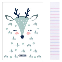 Zeszyt A5 32 kartki podwójna linia kolorowa 3linie 70g/m2 Scandy HERLITZ