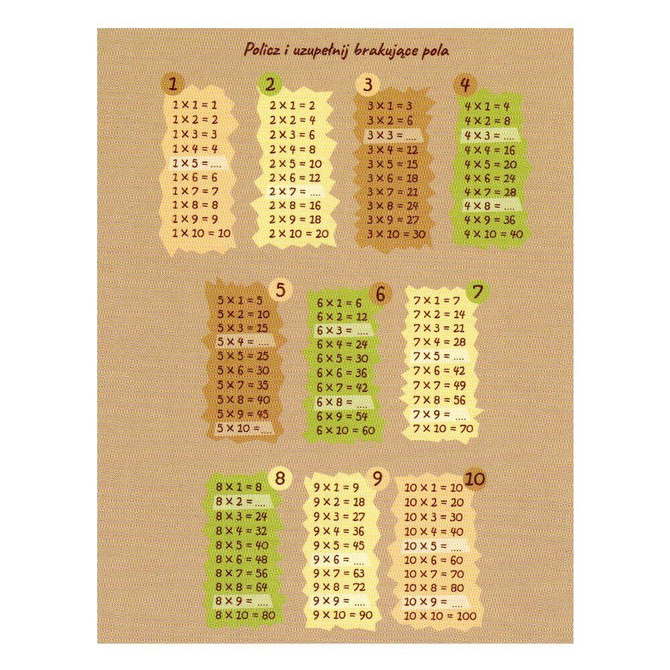 Zeszyt A5 16 kartek w kratkę z marginesem 70g/m2 Animals HERLITZ 10szt