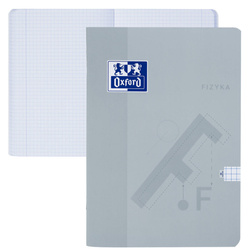 Zeszyt A5 60 kartek w kratkę fizyka przedmiotowy soft touch OXFORD