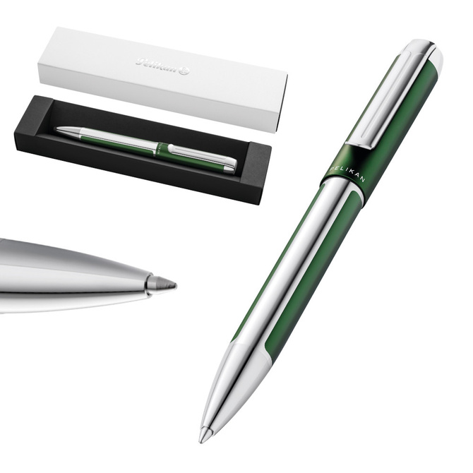 Długopis PURA K40 Deep Green aluminium obrotowy na prezent FWI PELIKAN