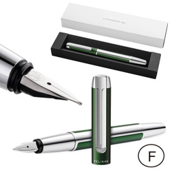 Pióro wieczne PURA P40 F Deep Green aluminiowe na prezent FWI PELIKAN