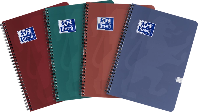 Kołozeszyt kołonotatnik A4 100k kratka soft touch Trend 1szt OXFORD