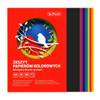 Papier kolorowy błyszczący wycinanka A5 10 kartek 80g/m2 HERLITZ
