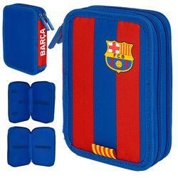 Piórnik podwójny dwukomorowy bez wyposażenia FC Barcelona AC2 ASTRA