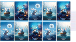 Zeszyt A5 16 kartek podwójna linia kolorowa 3linie 70g Wonder 10szt HERLITZ