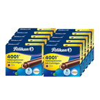 Naboje wkłady pióra wiecznego atramentowe krótkie 4001 brąz 60szt PELIKAN