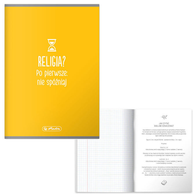 Zestaw zeszyt przedmiotowy klasa 4, 8x A5 60k soft touch HERLITZ