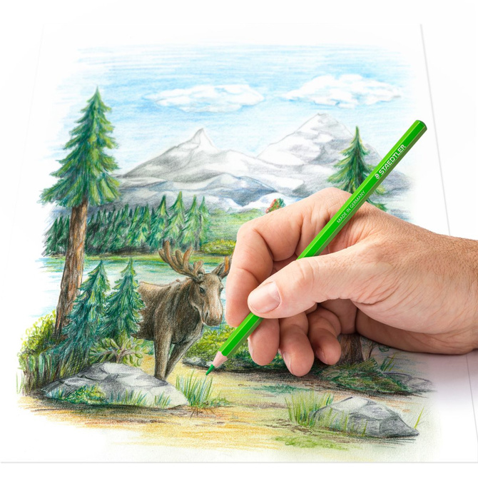 Kredki ołówkowe sześciokątne 72 kolorów Design Journey STAEDTLER