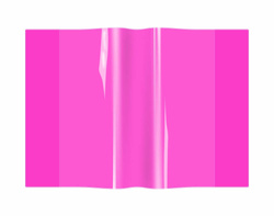 Okładka PVC na zeszyt A5 zeszytowa krystaliczna neonowa różowa