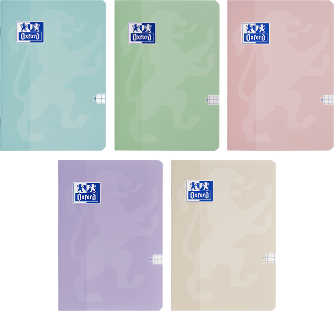 Zeszyt A5 32k kratka w kratkę z marginesem Pastel line 1 szt. OXFORD