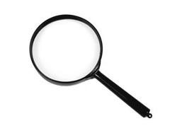 Lupa szkolna szkło powiększające 10x średnica 5cm