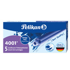 Naboje wkłady pióra wiecznego atramentowe długie 4001 niebies 50szt PELIKAN