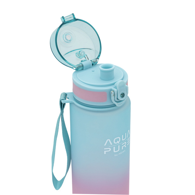 Bidon na wodę butelka dziecka tritan 600ml miętowy BPA FREE AQUA PURE ASTRA