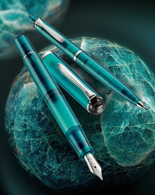 Pióro wieczne Classic M205 EF Apatite na prezent premium etui FWI PELIKAN
