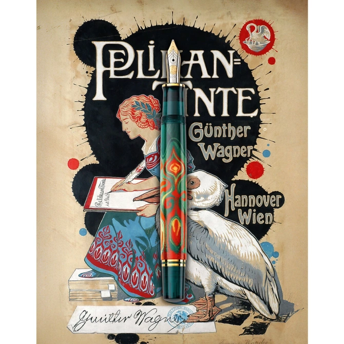 Pióro wieczne Souverän M600 F Art Collection Rudi Rother FWI PELIKAN