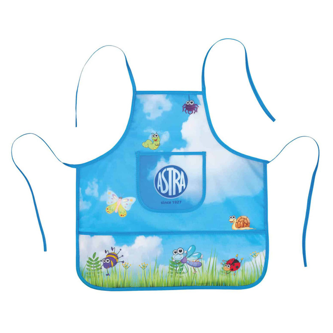 Fartuszek ochronny do malowania prac plastycznych dla dzieci ASTRA