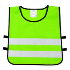 Kamizelka odblaskowa ostrzegawcza zielona dla dzieci młodzieży 50x55cm