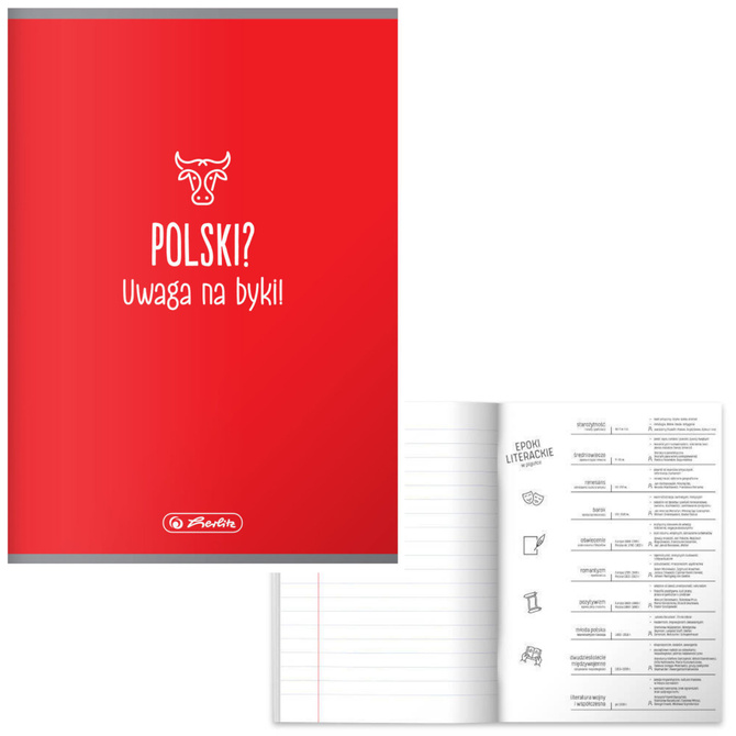 Zestaw przedmiotowy 12 x A5 60k soft touch HERLITZ