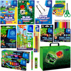 Wyprawka szkolna duży zestaw do szkoły XXL 21 elementów Minecraft ASTRA