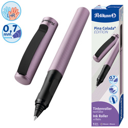 Pióro kulkowe prawo/lewo róż metaliczn Mauve Pina Colada PELIKAN