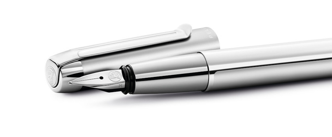 Pióro wieczne PURA P40 M Silver aluminiowe na prezent FWI PELIKAN