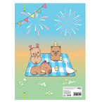 Teczka rysunkowa kartonow z gumką A4 24x31cm kapibara YUMMY YUM HAPPY COLOR