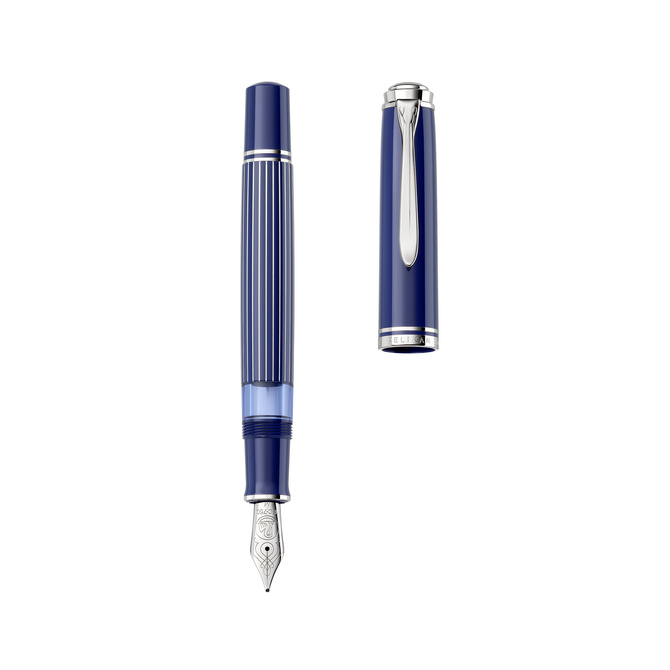 Pióro wieczne Souveran Striped Blue M815 B na prezent premium PELIKAN
