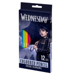 Kredki ołówkowe trójkątne Wednesday 12 kolorów ASTRA