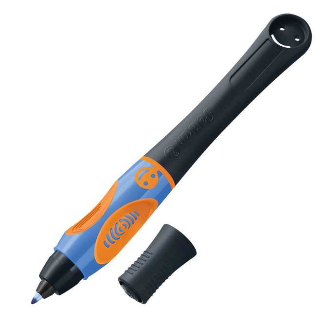 Pióro kulkowe Griffix 3 dla dzieci leworęcznych czarne Neon Black PELIKAN