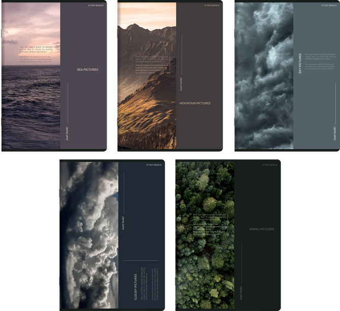 Zeszyt A4 80 kartek w kratkę z marginesem 70g Bird's Eye 10szt TOP 2000