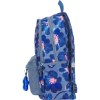 Plecak szkolny młodzieżowy niebieski kwiatki 26l Bloom OXFORD