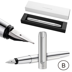 Pióro wieczne PURA P40 B Silver aluminiowe na prezent FWI PELIKAN