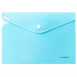 Teczka kopertowa koperta na zatrzask A5 PP pastel