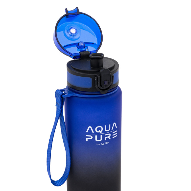Bidon na wodę butelka dziecka tritan 600ml niebies BPA FREE AQUA PURE ASTRA