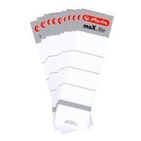 Etykiety segregatora A4 8cm 55x190mm 10szt HERLITZ