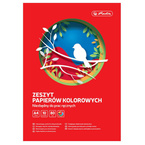 Papier kolorowy błyszczący wycinanka A4 10 kartek 80g/m2 HERLITZ