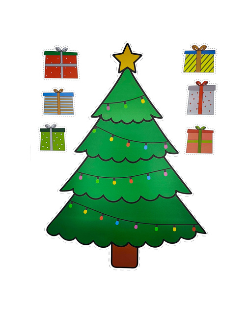 Zestaw kreatywny choinka magnetyczna bombki BIURFOL