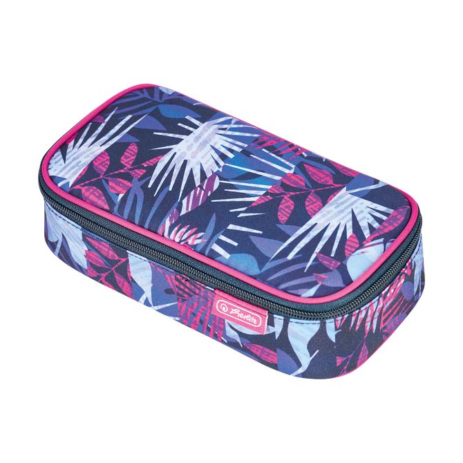Piórnik kosmetyczka etui usztywniany klapką duży XXL BeatBox Flower HERLITZ
